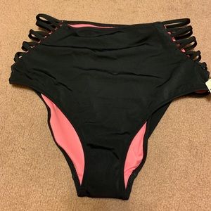 Victoria Secret High Waist Bathing Suit Bottom L